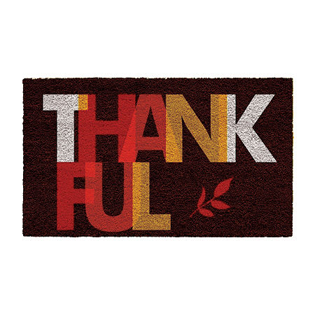 Calloway Mills Thankful Outdoor Rectangular Doormats, One Size, Multiple Colors