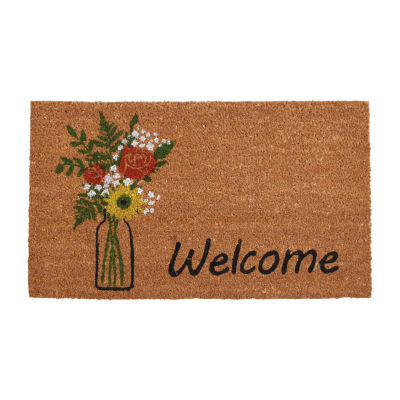 Calloway Mills Summer Bouquet Outdoor Rectangular Doormats, Color