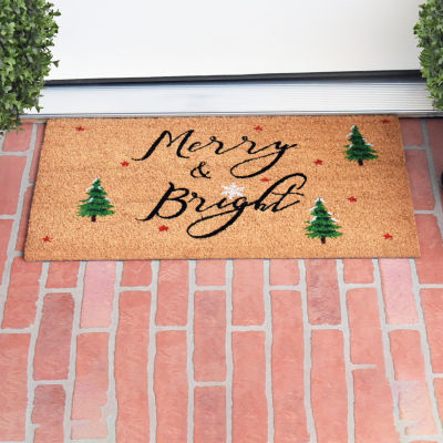 Calloway Mills Yule Outdoor Rectangular Doormat