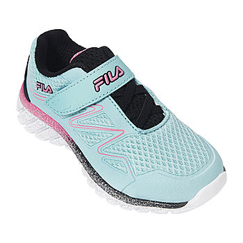 Scorch in front of gear Fila Panorama 9 Toddler Girls Running Shoes, Color: Aruba Blue Blk Pnk -  JCPenney