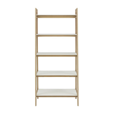 Madison Park Avalon 5Shelf Standard Bookshelf, Color Off White JCPenney