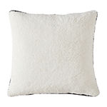 Eddie Bauer Cozy Polar Bear Knit Square Throw Pillow