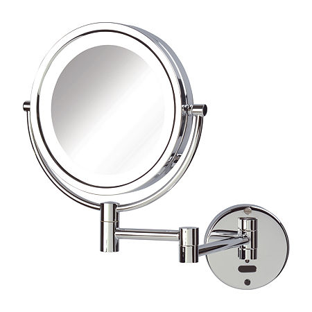 Sharper Image Wall Mount Mirror In Silver