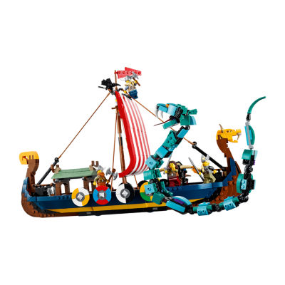 LEGO Creator 3in1 Viking Ship and the Midgard Serpent 31132 Building Set (1192 Pieces)