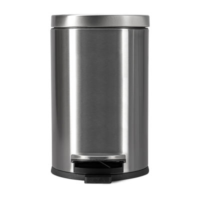 Home Expressions 1.2 Gallon Stainless Steel Black Trash Can JCPenney