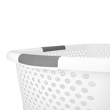 Home Expressions Collapsible Laundry Baskets, Color: Grey White - JCPenney
