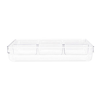 Home Expressions Large Arcylic Storage Bin with Lid, Color: White - JCPenney