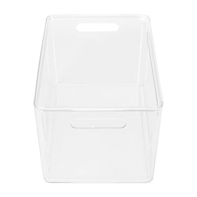 Home Expressions Medium Acrylic Stroage Bin with Lid