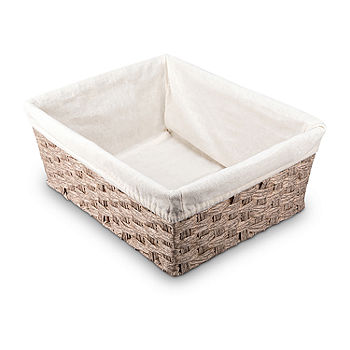 Home Expressions Large Durable Plastic Weave Storage Bin - JCPenney
