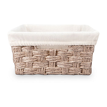 Home Expressions Small Woven Storage Bin, Color: Grey - JCPenney