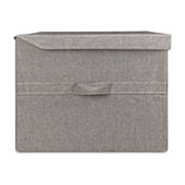 Home Expressions 2-Compartment Stackable Open Storage Bins, Color: Grey -  JCPenney