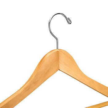 Honey-Can-Do 24-Pack Clear Plastic Hangers ,Clear