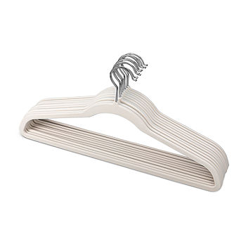 cream velvet non-slip hangers (30 per set)