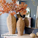 Linden Street Natural Woven Vase Collection