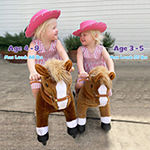 Ponycycle Brown Unicorn Ux Series Kids Manual Ride On Horse