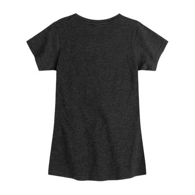 Believe Snowglobe Big Kid Girls Crew Neck Short Sleeve T-Shirt