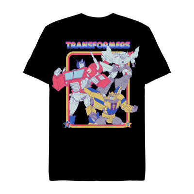 Mens Short Sleeve Transformers Graphic T-Shirt