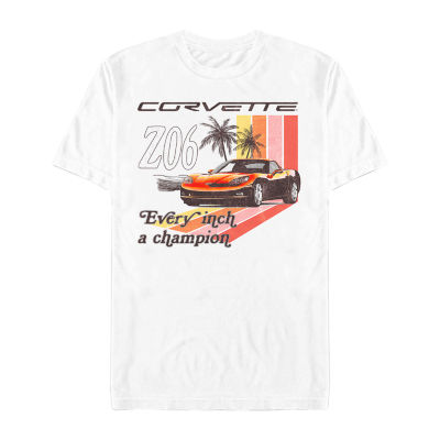 Mens Short Sleeve Corvette Graphic T-Shirt