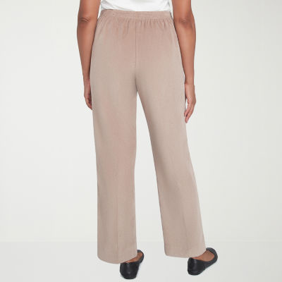 Alfred Dunner Telluride Womens Comfort Waistband Straight Corduroy Pant