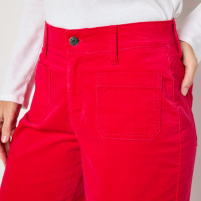 St. John's Bay-Tall Regular Fit Wide Leg Trouser