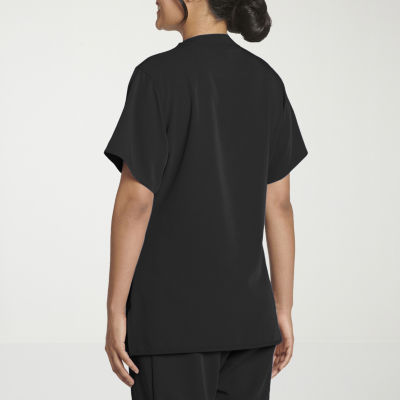 Jockey 2482 Womens Plus V Neck Short Sleeve Stretch Fabric Scrub Top