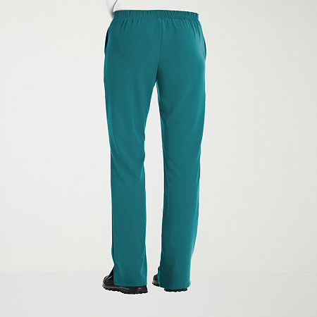 Jockey 2249 Tie-Waist 4-Pocket Womens Petite Scrub Pants, Petite X-small, Green