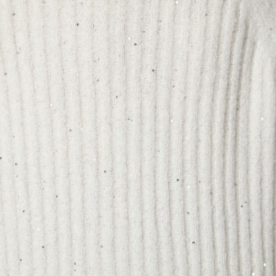 Liz Claiborne Womens Crew Neck Long Sleeve Pullover Sweater