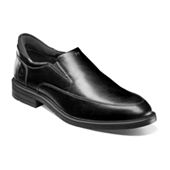 Nunn Bush Mens Keaton Moc Toe Slip-On Shoe, Color: Black Multi