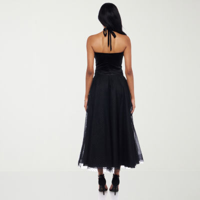 Premier Amour Womens Halter Neck Sleeveless Blouse