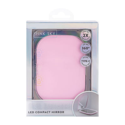 Pink Sky LED Compact Mirror