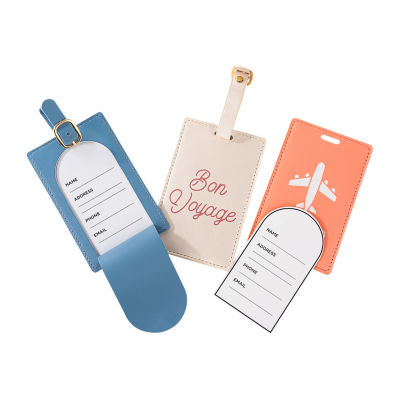 Pink Sky 3-pack Luggage Tag Set