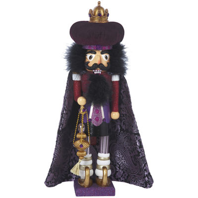 Kurt Adler 18" Hollywood Purple King Nutcracker
