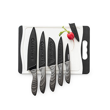 Cuisinart 11-Pc. Ceramic-Coated Knife & Cutting Board Set - Macy's