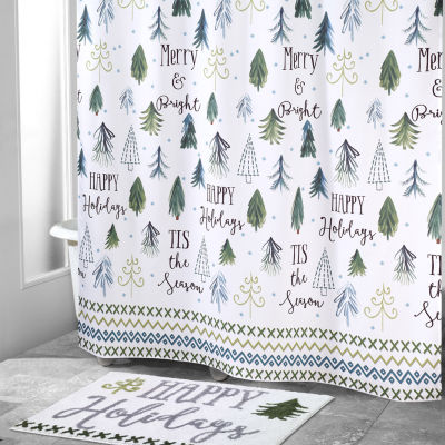 Avanti Christmas Trees Shower Curtain