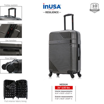 InUSA Resilience 24" Hardside Lightweight Spinner Luggage