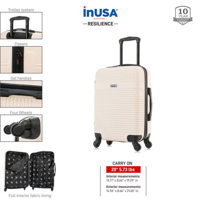 InUSA Resilience 20" Carry-On Hardside Lightweight Spinner Luggage