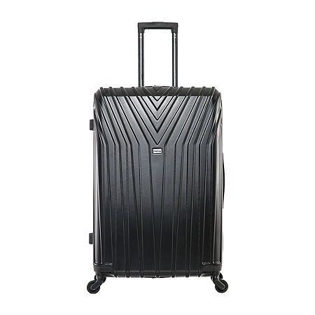 InUSA Vasty 28" Hardside Lightweight Spinner Luggage, One Size, Black