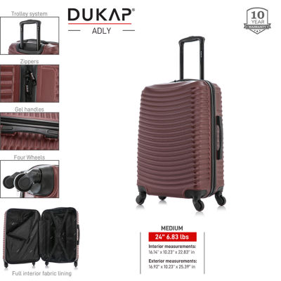 DUKAP Adly 24" Hardside Lightweight Spinner Luggage