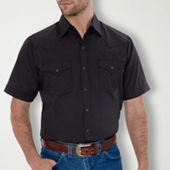 Wrangler Checotah Mens Classic Fit Long Sleeve Striped Button-Down Shirt
