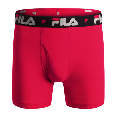 FILA Stretch Fly Mens 4 Pack Boxer Briefs