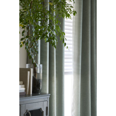 Regal Home Ayden Solid Grommet Top Energy Saving Blackout Single Curtain Panel