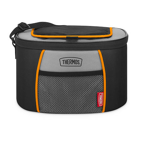 Thermos Elements 6 Can Cooler, One Size, Black