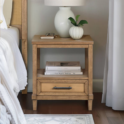 Martha Stewart 1-Drawer Nightstand