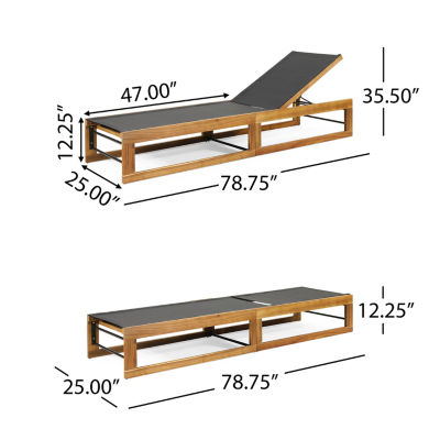 Emile 4-pc. Patio Lounge Chair