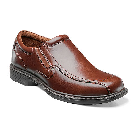 Nunn Bush Mens Bleeker Street Bike Oxford Shoes, 8 Wide, Brown