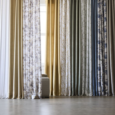 Regal Home Ayden Blossom Grommet Top Energy Saving Blackout Single Curtain Panel