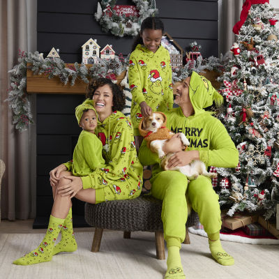 Matching Christmas Grinch Pjs For Family Grinch Pyjamas Family