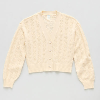 Thereabouts Little & Big Girls Long Sleeve Cardigan
