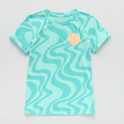 Xersion Little & Big Girls Crew Neck Short Sleeve Graphic T-Shirt