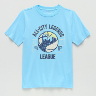Thereabouts Little & Big Kid Boys Crew Neck Short Sleeve Regular Fit Graphic T-Shirt